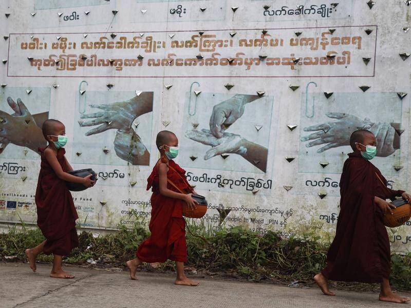 Myanmar's junta is seeking global help as it struggles with a surge in COVID infections.