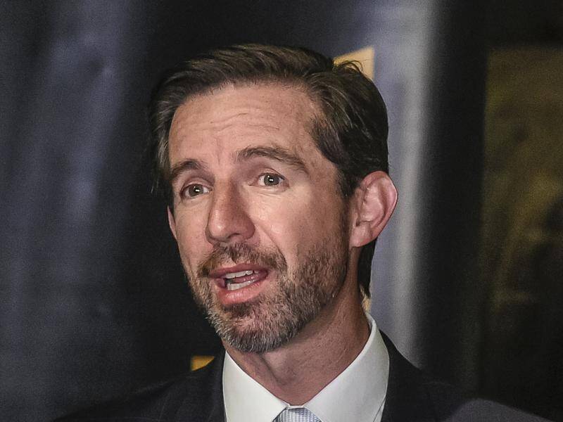 Trade Minister Simon Birmingham is closely watching the UK's Brexit chaos.