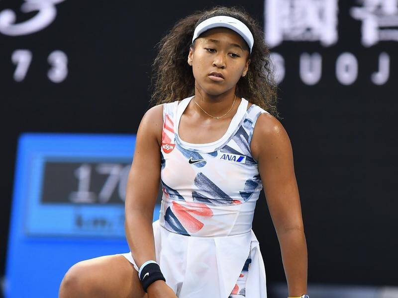 Defending champion Naomi Osaka was let down by 30 unforced errors in her defeat to Coco Gauff.