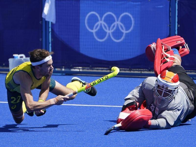 The Kookaburras are through to the Tokyo hockey semi-finals after a shootout win over Holland.