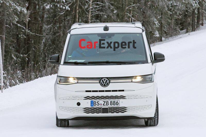 Volkswagen's new plug-in hybrid camper van spied testing