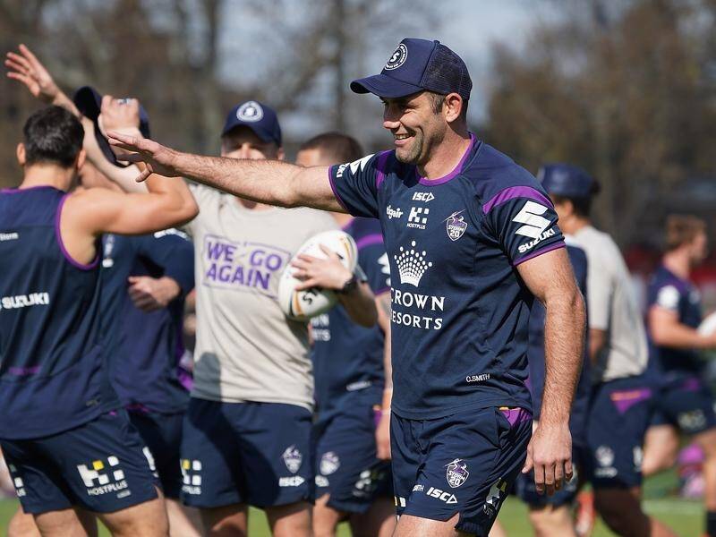 The Storm trained today ahead of the NRL grand final but Cameron Munster and Brodie Croft did not.