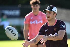 Brisbane hooker Blake Mozer will get his NRL chance if he is patient, coach Kevin Walters says. (Darren England/AAP PHOTOS)