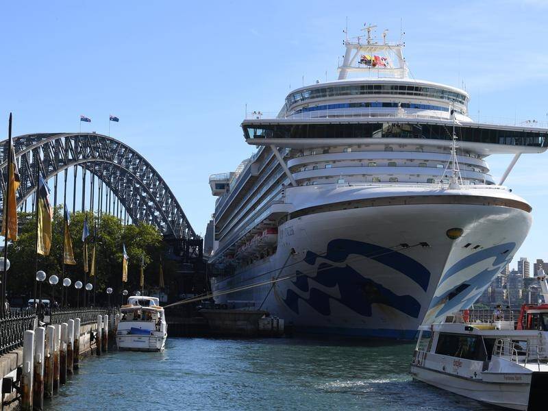 All cruise ships in Sydney will be held until any patients with respiratory issues are tested.