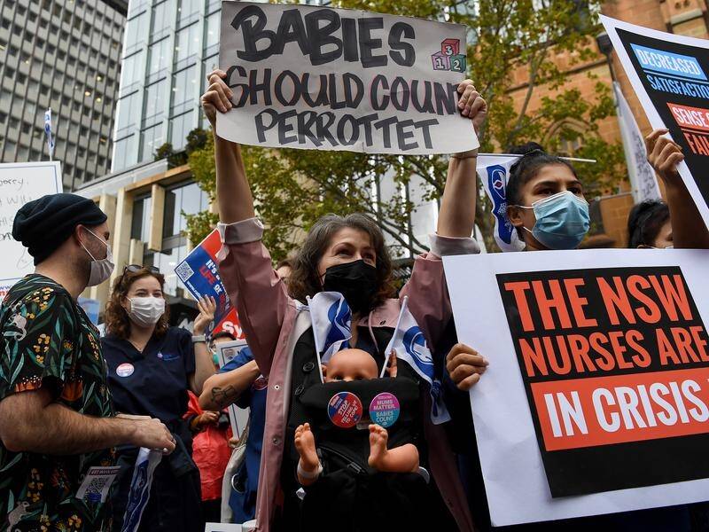NSW nurses and midwives went on strike in March, calling for mandated nurse-to patient-ratios.