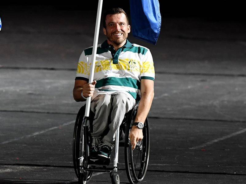 Commonwealth Games flag-bearer Kurt Fearnley will get the Keys to Brisbane on behalf of athletes.