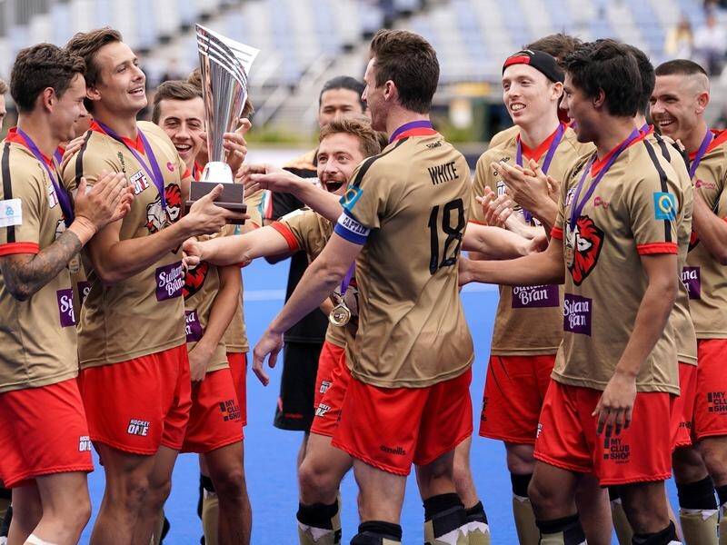 NSW Pride has won the inaugural Hockey One men's title with an easy victory over the Brisbane Blaze.