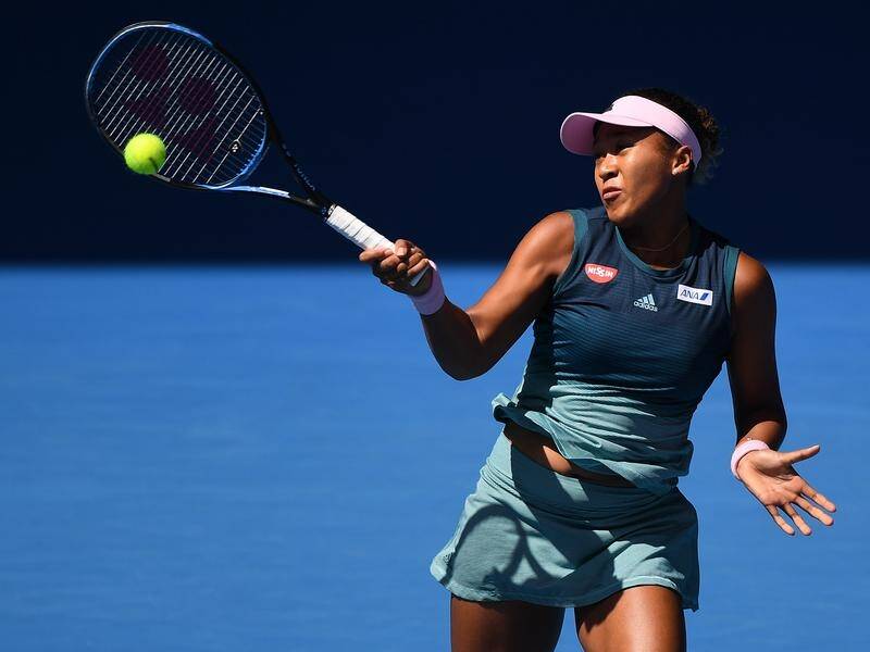 Naomi Osaka is through to the Australian Open semi-finals for the first time.