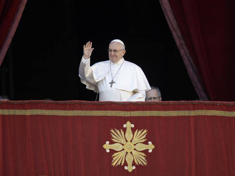 The Pope has shared his Christmas message with tens of thousands of followers in St Peter's Square.