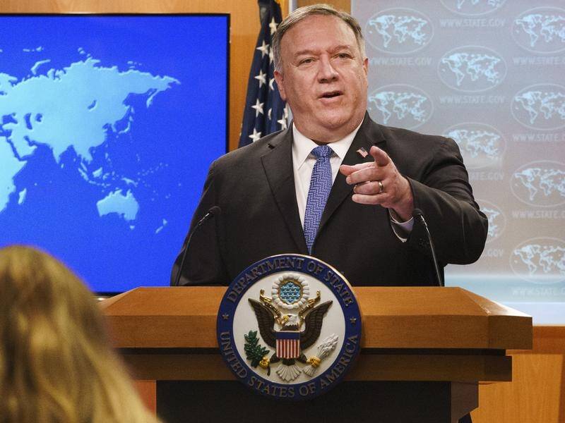 US Secretary of State Mike Pompeo has previously accused China of "genocide" in the Xinjiang region.