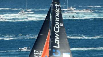 LawConnect has warmed up for the Sydney to Hobart Yacht Race with victory in the Big Boat Challenge. (Jeremy Ng/AAP PHOTOS)