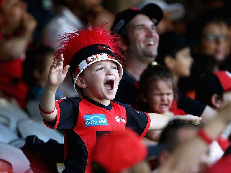 Sadly for this young fan, the Renegades are the only team left not still in the BBL finals race.