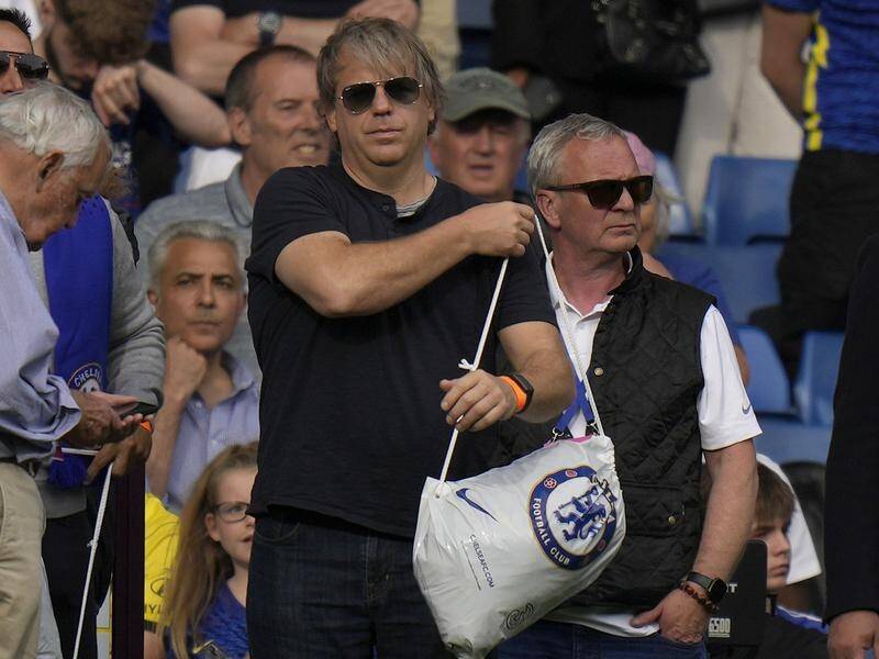 The Chelsea takeover led by Todd Boehly (c) has been approved by the Premier League.
