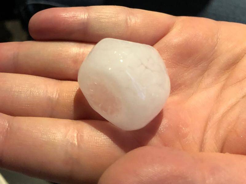 Hailstones the size of golf and tennis balls have caused millions of dollars worth of damage.