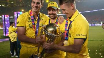 Australia's recent World Cup triumph was broadcast on terrestrial and pay-TV channels. (AP PHOTO)