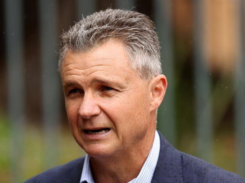 Assistant Defence Minister Matt Thistlethwaite announced a fourth generation of defence contracts. (Brendon Thorne/AAP PHOTOS)