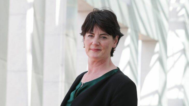 President of the Law Council of Australia Fiona McLeod SC at Parliament House in Canberra on Thursday 16 February 2017. Photo: Andrew Meares 