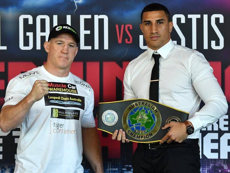 Paul Gallen and Justis Huni will step into the ring to fight each other on June 16.