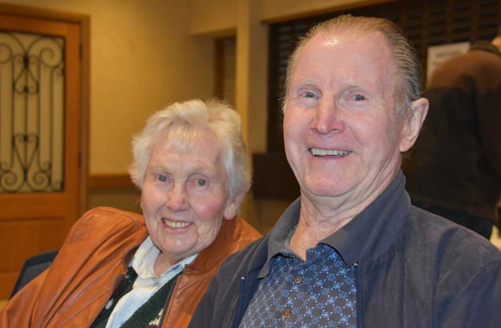 George and Fay Quinnel volunteer for Tidy Towns and Beehive at an event for volunteers in 2018.