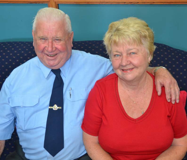 WELL EARNED RECOGNITION: John Barlow OAM with his wife Carol. Photo: JEFF GEDDES