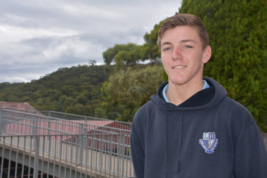 RISING STAR: Lithgow Storm's Cooper Egan. Picture: KIRSTY HORTON. 