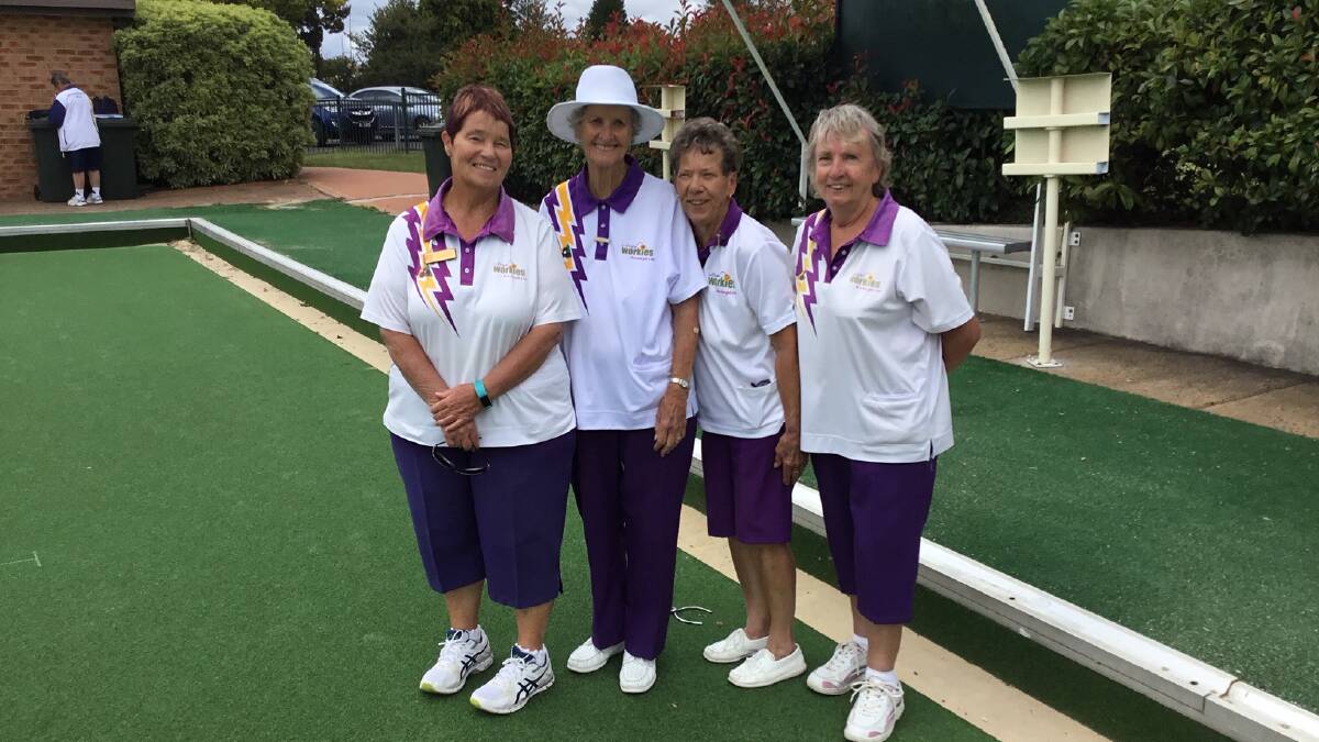 Sue Metcalf (skip), Ruth Harries, Irene Piasovili and Wendy Constable. Pictures: SUPPLIED. 