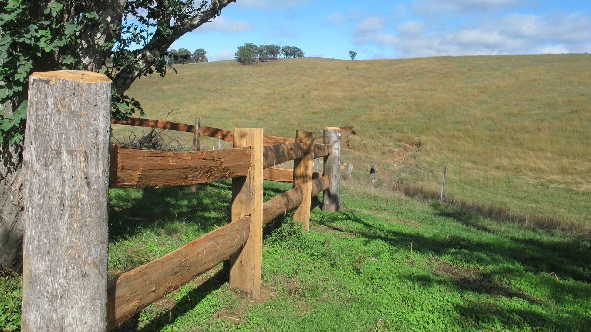 MOYNE OUTING: New heritage fencing at the Moyne farm cemetery. Picture: SUPPLIED. 