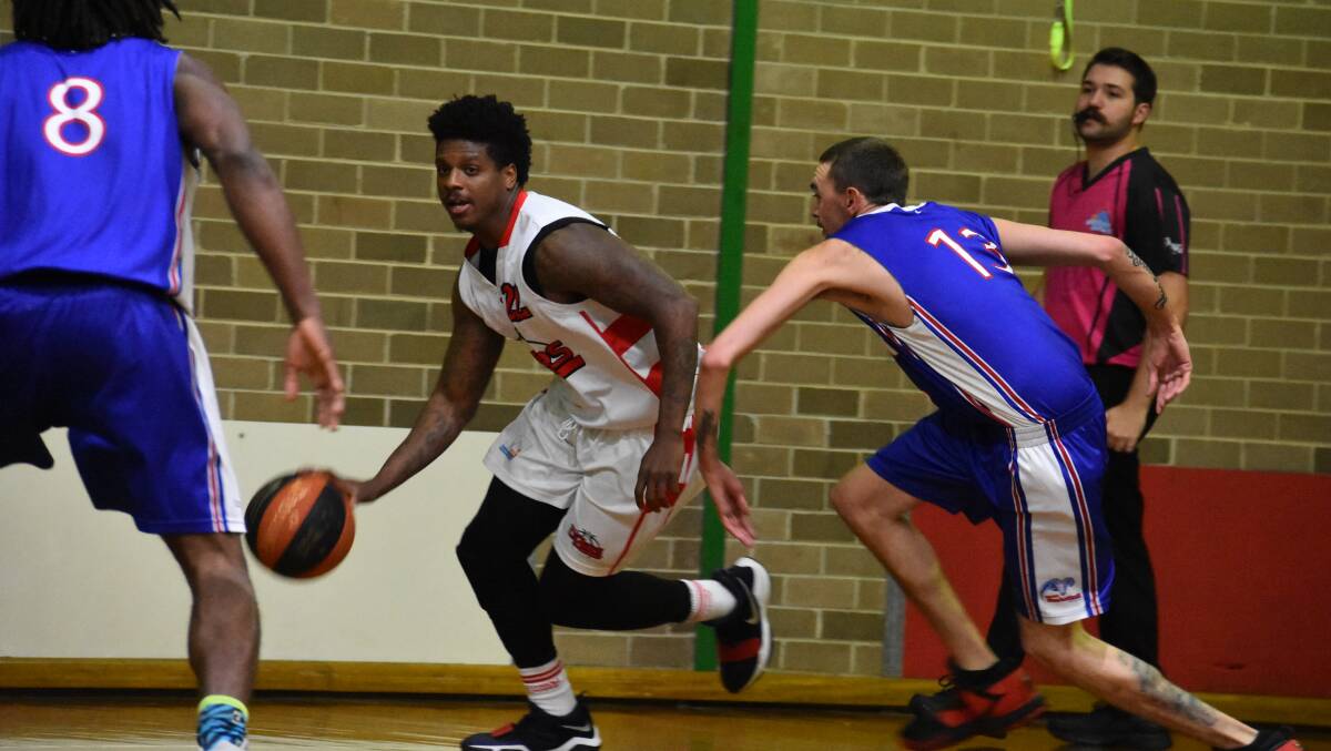 LET'S GO: Lazers' Terrence Durham in action. Picture: KIRSTY HORTON. 