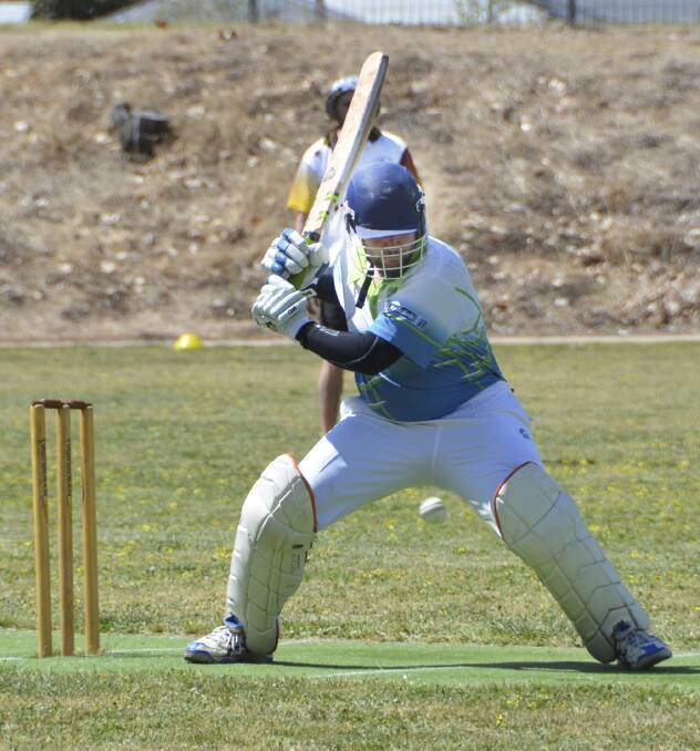 HIT OUT: Michael Hutchinson had a solid day with ball and bat for Lithgow Hotel. Picture: FILE IMAGE. 
