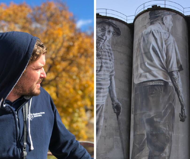 Artist Guido Van-Helten has finished Portland silo artwork
