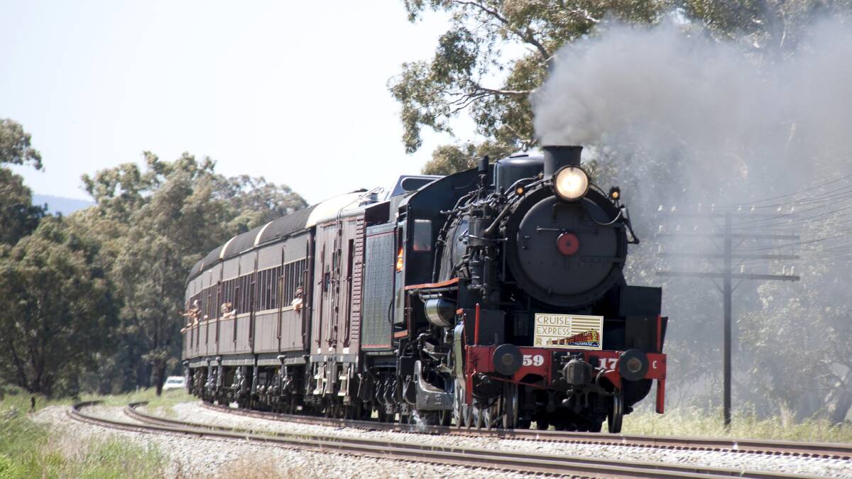 ALL ABOARD: Steam train 5917. Picture: SUPPLIED. 