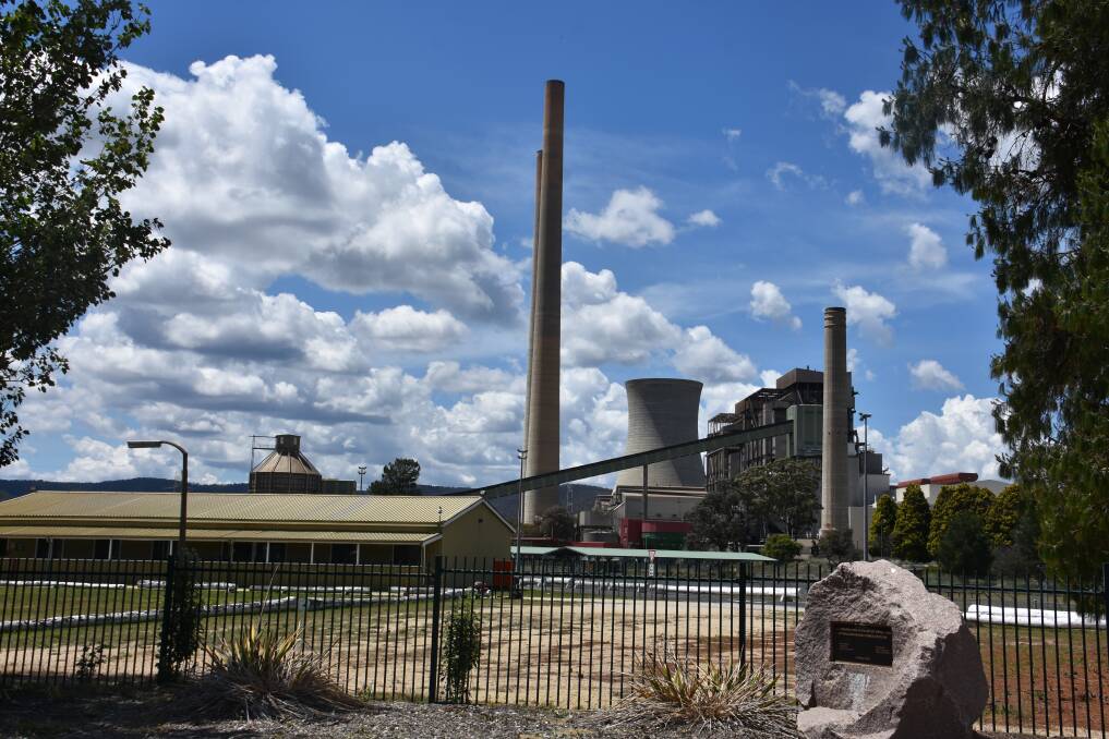 Wallerawang's former power station site. 