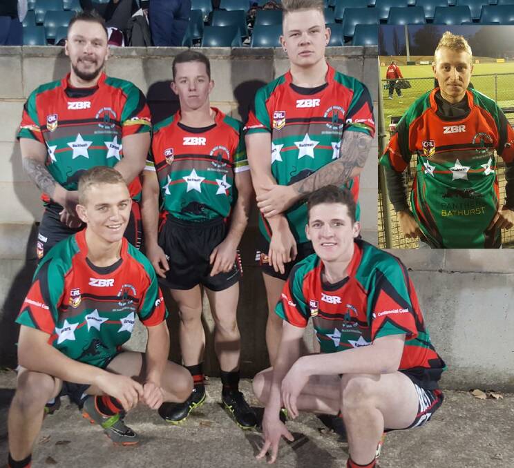 Bears All Stars: Peter Lewis, Blake Collins, Kaleb Richey, Joel Cameron, Ryan Bilby and Jacob Monaghan. Pictures: SUPPLIED. 