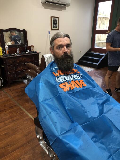 READY TO GET RID OF THE BEARD: Nathan Turner.  Picture: SUPPLIED. 