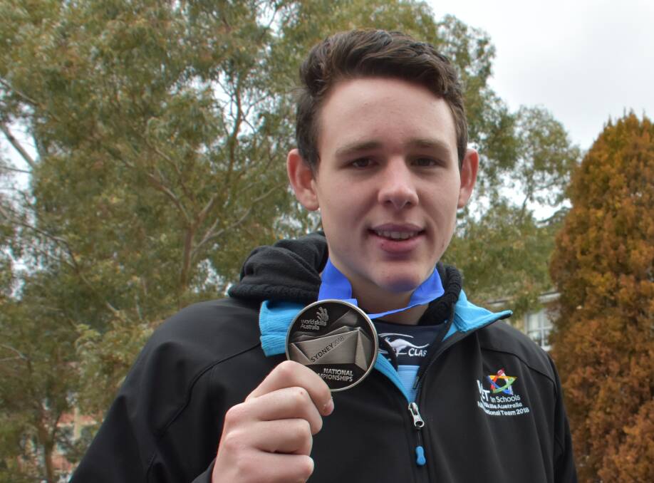 SILVER MEDAL: Zac Stanford following his WorldSkills National Championships appearance. Picture: KIRSTY HORTON.