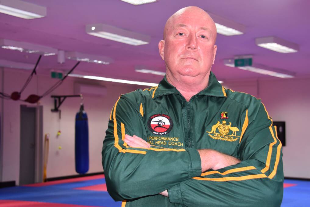 FOR THE LOVE OF THE SPORT: Australia's Sanda high performance coach for Kung Fu Wushu Australia Robert Williams in his Lithgow studio. Picture: KIRSTY HORTON. 