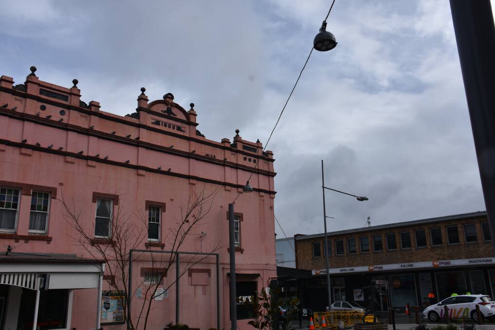 TROUBLED SKIES: Grey over Lithgow on Thursday. 