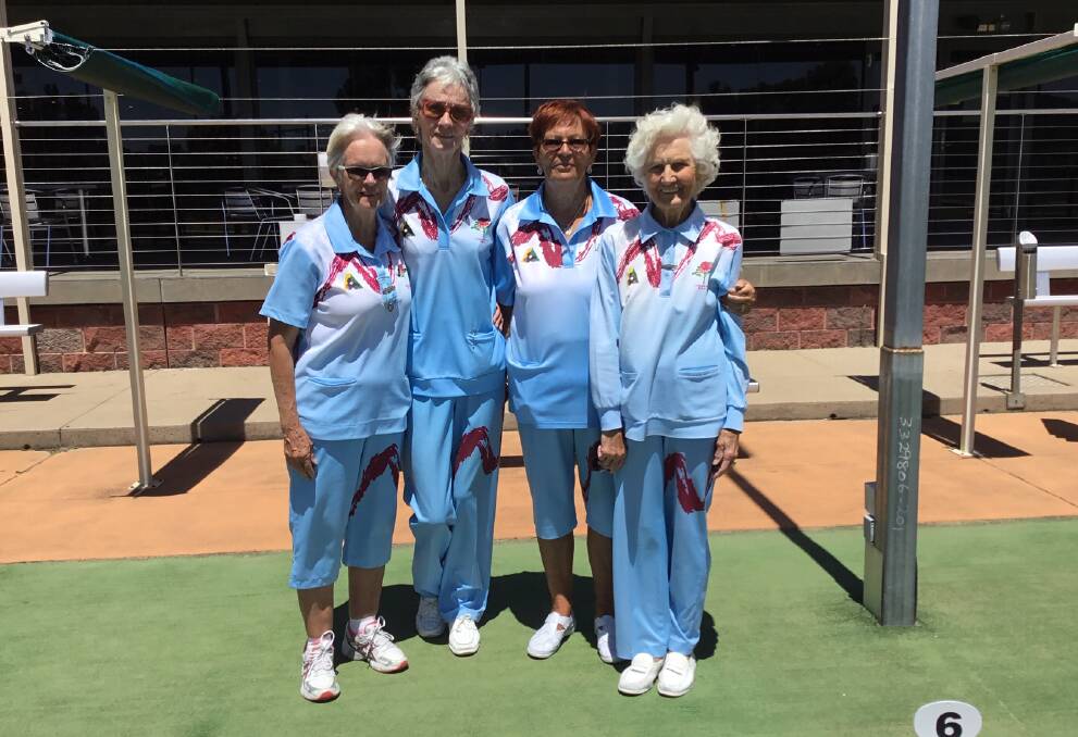 LITHGOW CITY: Fay King (skip) with, Pam Johnson, Danielle Marushko, Lyn Baukley. Picture: SUPPLIED. 