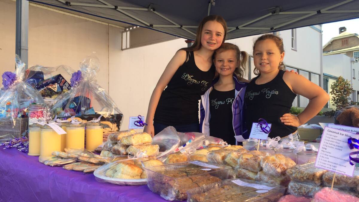 Lithgow Physical Culture Club was making the most of the updated Cook Street Plaza with a stall on Saturday. 
