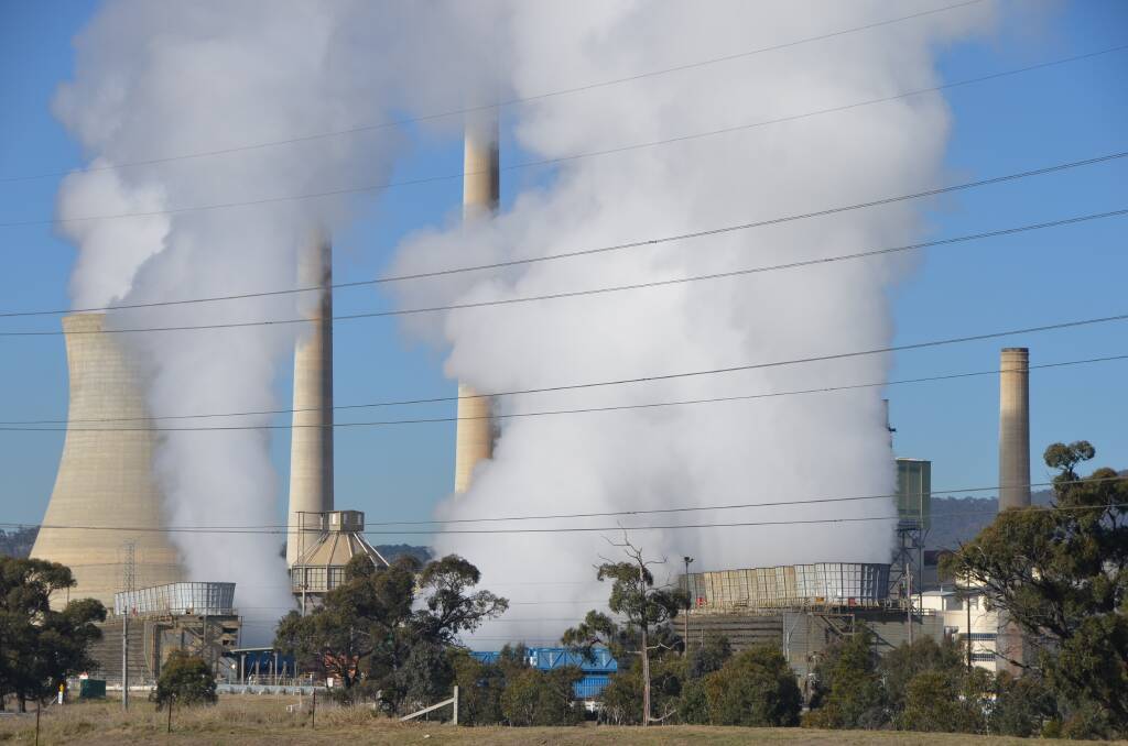IN OPERATION: Wallerawang's power station. 