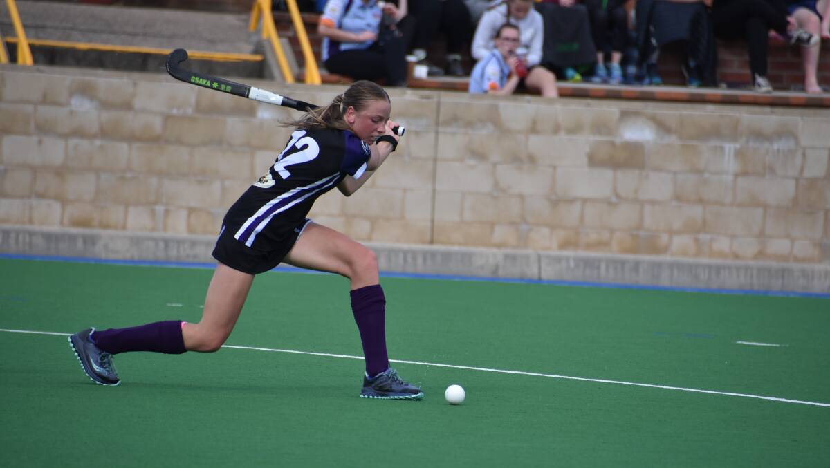 Panthers' Emily Thompson, pictured in action at Lithgow earlier in the season. 