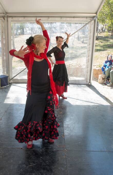 Flamenco dancers from the school of Veronica Gillmer. Picture: SUPPLIED. 