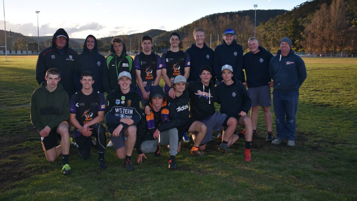 The Lithgow Storm Under 16's team, pictured ahead of their finals series. Picture: ALANNA TOMAZIN.
