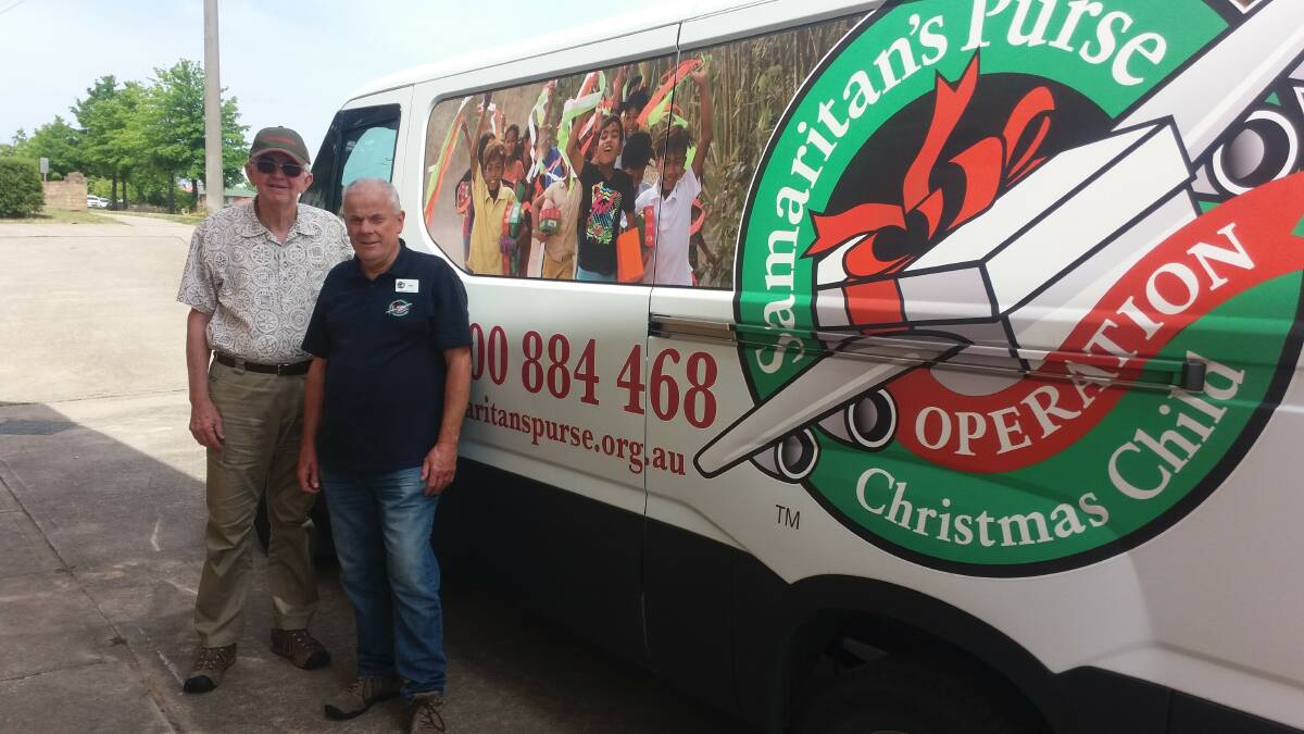 PICK UP: Volunteer drivers from OCC Warehouse, Stuart and Brian. 
