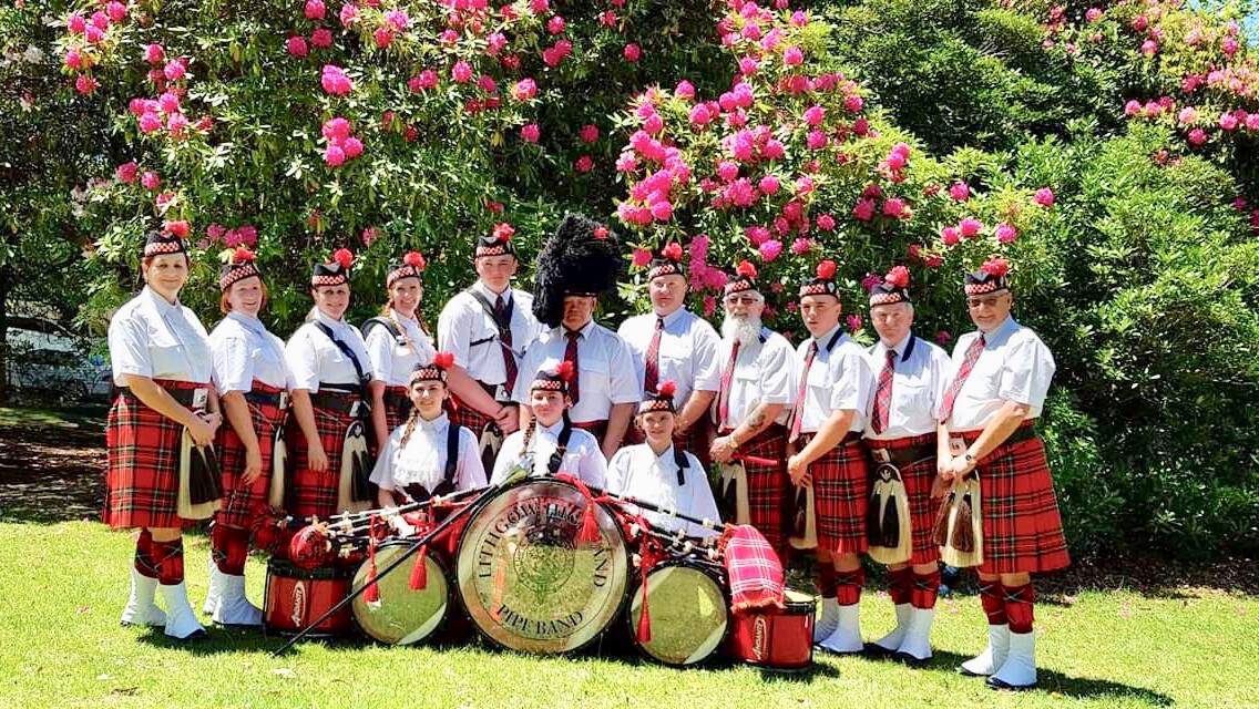 THE BAND PLAYS ON: Lithgow Highland Pipe Band. Picture: SUPPLIED. 