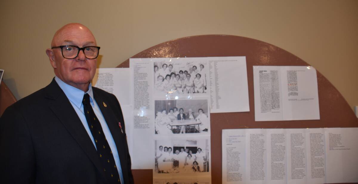 READY FOR REMEMBRANCE SERVICE: President of the Portland sub branch RSL Norman Richardson at the RSL's 100th anniversary celebrations earlier this year. 