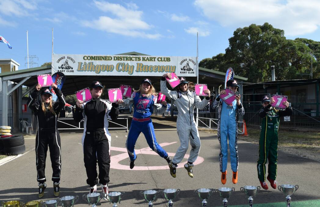 WINNERS: Winners from the 2017 ladies event Mellissa Whitemore (NSW), Olivia Bell (QLD), Courtney Becker (NSW), Page Raddatz (NSW), Annabelle Rolfo (QLD) and Alice Buckley (QLD). Picture: SUPPLIED. 