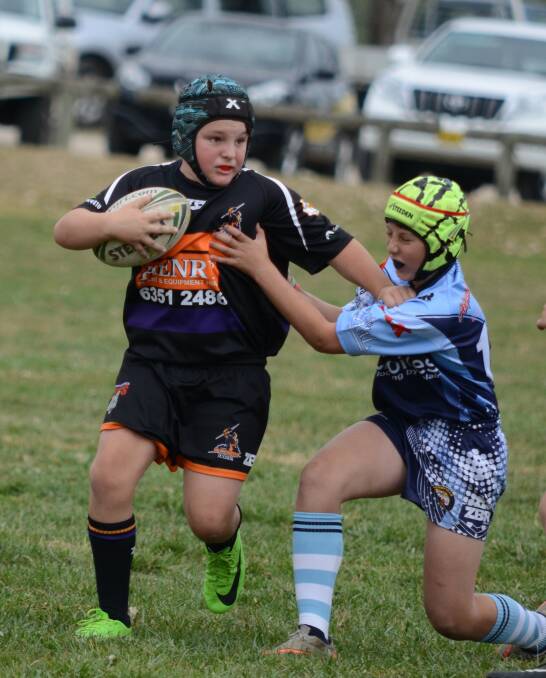 The Under 12s Storm action from round five on Saturday, May 13. Pictures: SUPPLIED. 