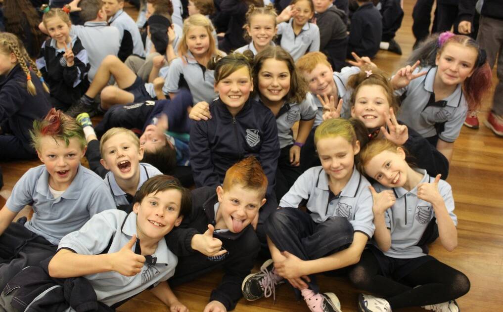 Wallerawang School students recently participated in a 'Crazy Hair Day' fundraiser
