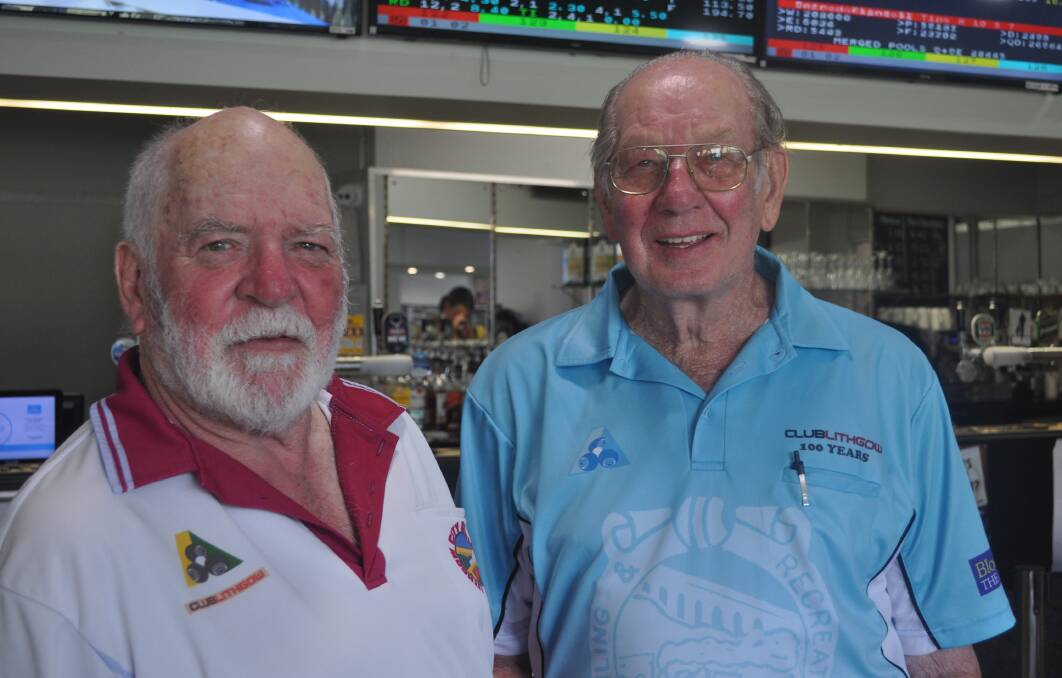 HITTING THE ROAD TO SUCCESS: Greg Quinn and Maurie Nugent made a successful trip from Blackheath.